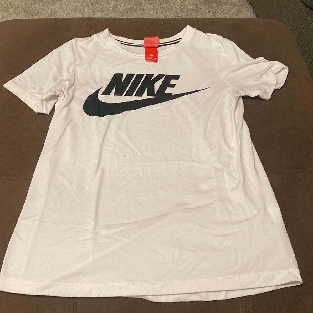White Nike graphic tee